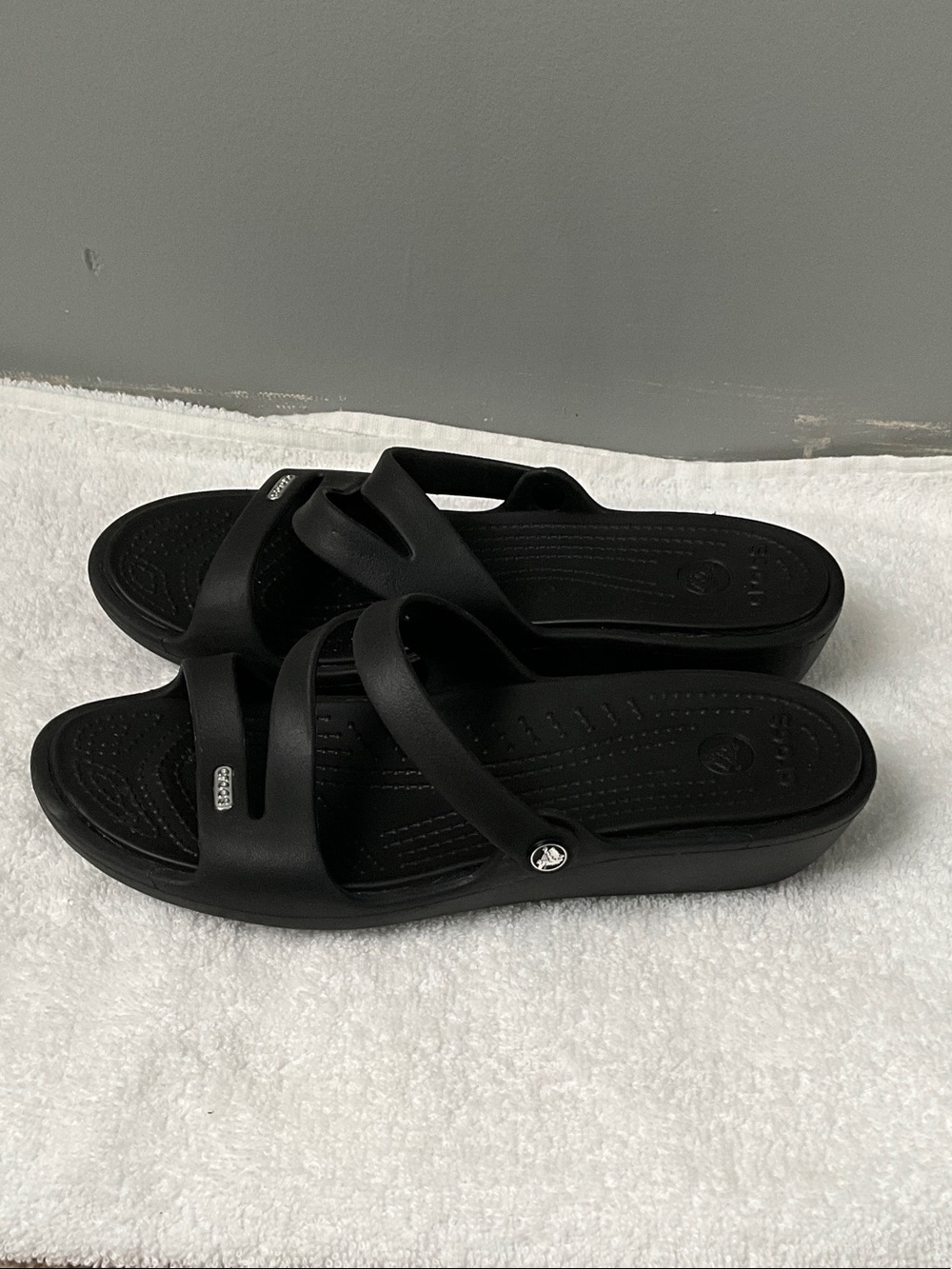Women's Black Slide Sandals - Comfortable Everyday Wear